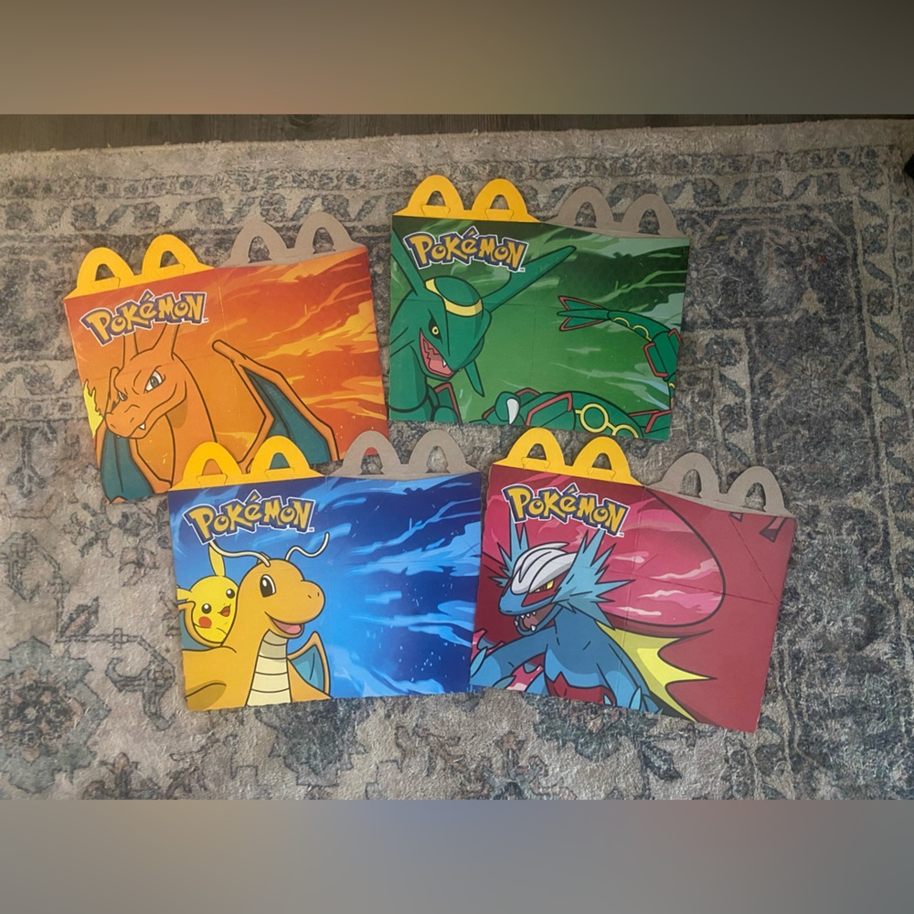 Pokémon happy meal box set